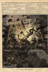 Explosion von Schlagwetter in den Minen von Anderlues (Belgien)