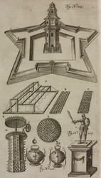 Feuerwerksabschussturm, pyrotechnische Vorführmaschinen, aus Grand Art d