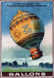 Erster Ballonflug mit Aeronaut