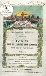 Erste Seite des Buches „Das Jahr 2440 - Reve s