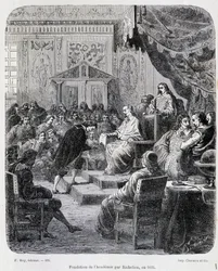 Gründung der Französischen Akademie durch Richelieu