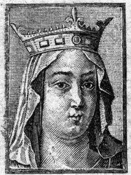 Fredegonde, dritte Frau von Chilperic I., König der Franken von Neustrien