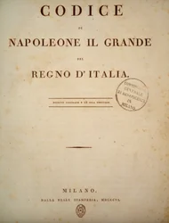 Frontispiz des Code Napoléon, 1806