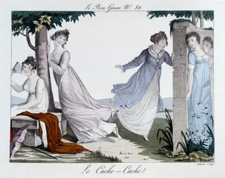 Versteckspiel (Cache Cache) - in „Le Bon genre“, Nr. 80, Anfang des 19. Jahrhunderts