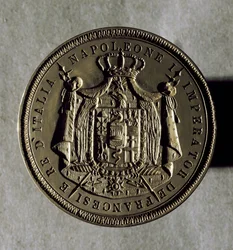 Goldenes Siegel des Königreichs Italien zur Zeit Napoleons I.