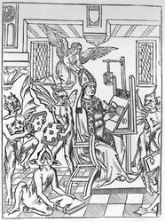 Häresie und Orthodoxie streiten sich um den Theologen