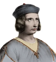 Humbert III., Graf von Savoyen - Humbert III. von Savoyen (Humbert III. von Maurienne) der Selige 1136-1189 - Gravur
