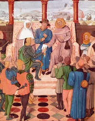 Hundertjähriger Krieg: Karl VII. überreicht Jeanne d