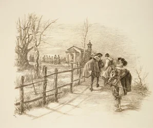 Illustration für Alessandro Manzonis Roman I Promessi Sposi