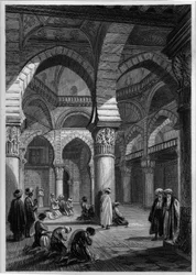 Innenansicht einer Moschee in Algier