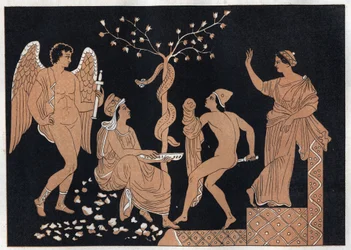 Jason und Medea - Stich aus „Usi e Costumi di Tutti i Popoli dell
