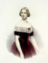 Jenny Lind (1820-1887), schwedische Sängerin im Jahr 1847.