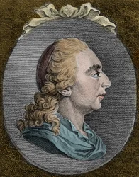 Joseph Freiherr von Sonnenfels (1732-1817) österreichischer und deutscher Jurist und Schriftsteller - Gravur