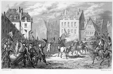 Die Nationalgarde von Varennes (22. Juni 1791) - in „Fastes des Gardes nationales de France“