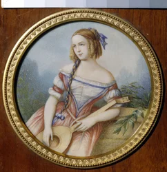 Die russische Schauspielerin Warwara Asenkowa als Esmeralda.