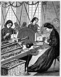 Große englische Industrien: Walter Evans Baumwollspinnerei in England, 1863