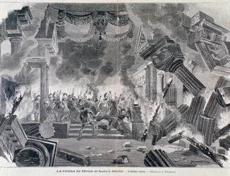 Letzte Szene der Oper Die Trojaner von Hector Berlioz