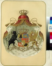Das Wappen der Freimaurer der Großloge von Schweden-Norwegen