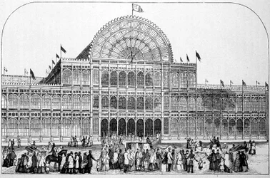 Londoner Weltausstellung 1851 (Kristallpalast im Hyde Park)