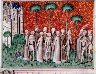 Machaut findet seine Dame