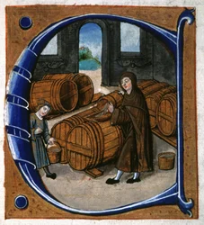 Weinherstellung (Miniatur)