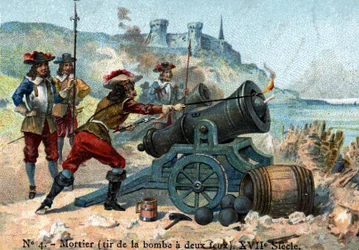 Mörser im 18. Jahrhundert