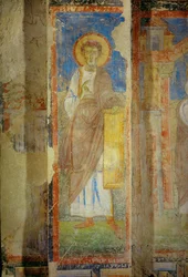 Wandmalereien in der Kirche des Benediktinerklosters Lambach, Oberösterreich