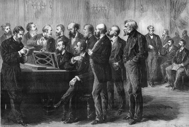 Musikwettbewerb der Stadt Paris 1878 im Palais du Luxembourg