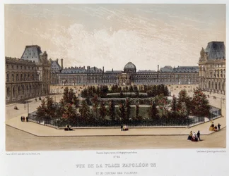 Napoleon-III.-Platz und der Tuilerienpalast