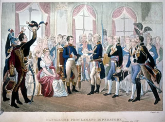 Napoleon wurde 1804 zum Kaiser ausgerufen