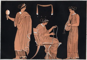 Odyssee von Homer: Penelope und ihre Dienerinnen