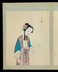 Hundert Porträts von Peking-Opernfiguren, spätes 19.-frühes 20. Jahrhundert