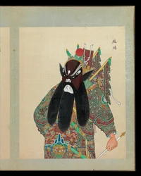 Hundert Porträts von Peking-Opernfiguren, spätes 19. - frühes 20. Jahrhundert