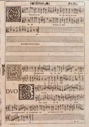 Seite aus Liber octo missarum (1541)