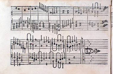 Seite aus „Tabulatur; Buch 1“ von Gerolamo Cavazzoni