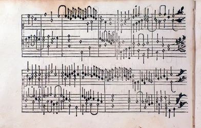 Seite aus Tablature, Buch 1 von Girolamo Cavazzoni