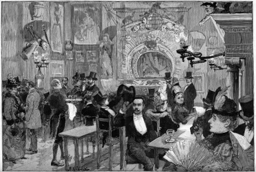 Paris 1887: Das Schattentheater im Kabarett "Chat Noir".