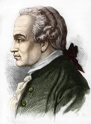 Porträt von Immanuel Kant, deutscher Philosoph (Königsberg)
