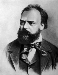 Porträt von Anton (Antonin) Dvorak (1841 - 1904), tschechischer Komponist