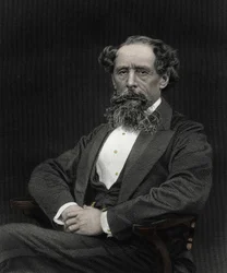 Porträt von Charles Dickens (1812-1870), englischer Schriftsteller