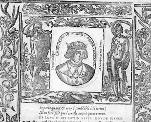 Porträt von Karl X Le Hutin, König von Frankreich von 1314 bis 1316