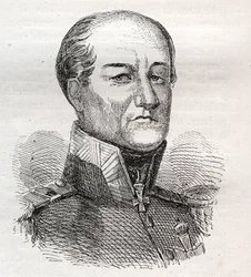 Porträt von David Hendrik, Baron Chassé (1765-1849) - Gravur