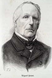 Porträt von Edgar Quinet, französischer Historiker (1803-1875)