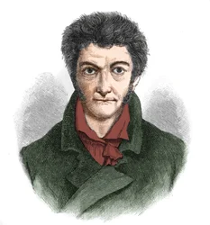 Porträt von Ernst Theodor Wilhelm Hoffmann (1776-1822), deutscher romantischer Schriftsteller.