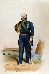 Porträt von Eugenio di Savoia Carignano (1816-1888)