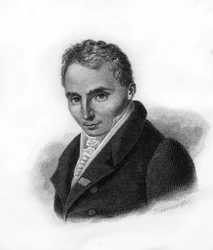 Porträt von Ferdinand Herold (1791-1833), französischer Komponist - Gravur des 19. Jahrhunderts