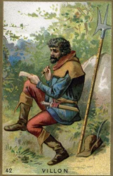 Porträt von François Villon