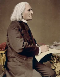 Porträt von Franz Liszt (1811-1886), ungarischer Komponist, Pianist und Dirigent