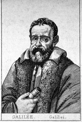 Porträt von Galileo Galilei genannt Galilei (1564 - 1642)