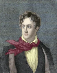Porträt von George Gordon Noel, 6. Baron Byron, Lord Byron